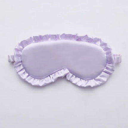 Silk Ruffle Sleep Eye Mask