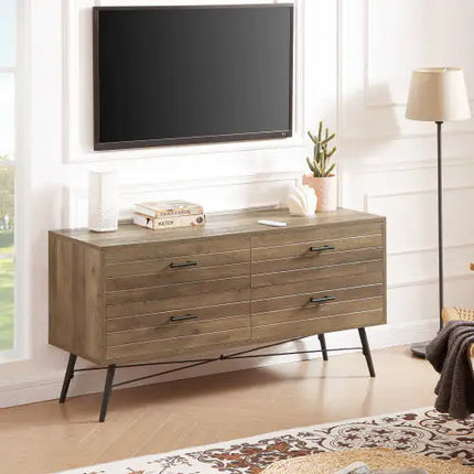 4-drawer TV Cabinet & TV Stand