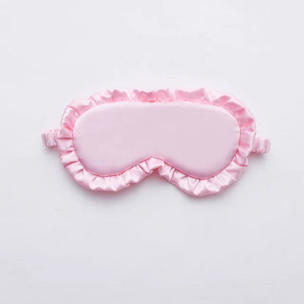 Silk Ruffle Sleep Eye Mask
