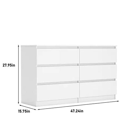Large 6-Drawer Dresser