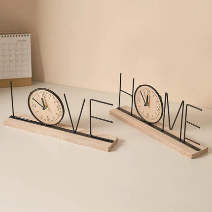Stylish Metal Table Clock
