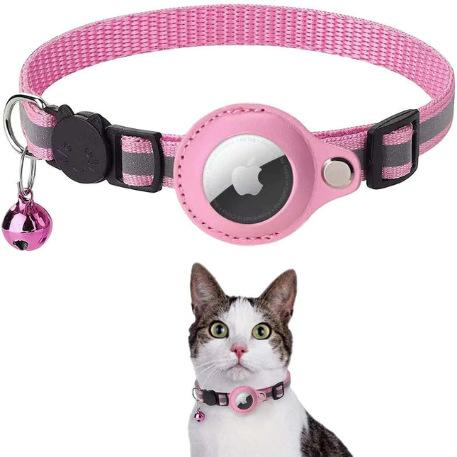 AirTag-Compatible Adjustable Cat Collar