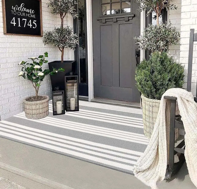 Striped Indoor/Outdoor Rug