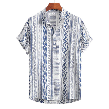 Men's Casual Rayon Short Sleeve Shirt