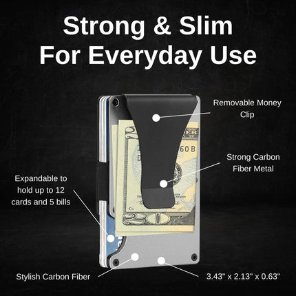 Slim Carbon Fiber Wallet for Men