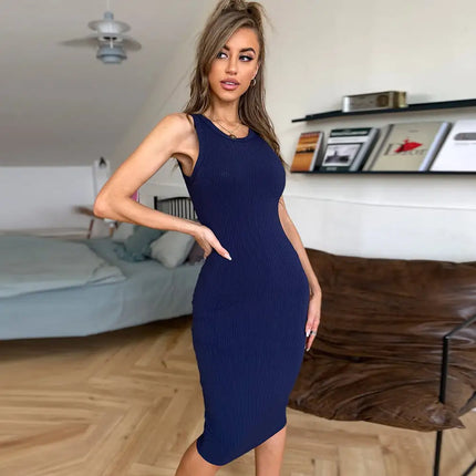 Slim Fit Women's Tank Top Dress
