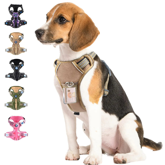 No-Pull Dog Harness with Reflective Strips