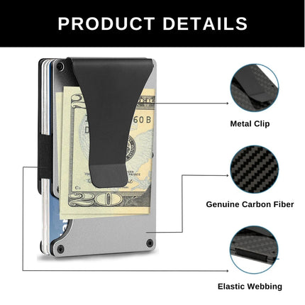 Slim Carbon Fiber Wallet for Men