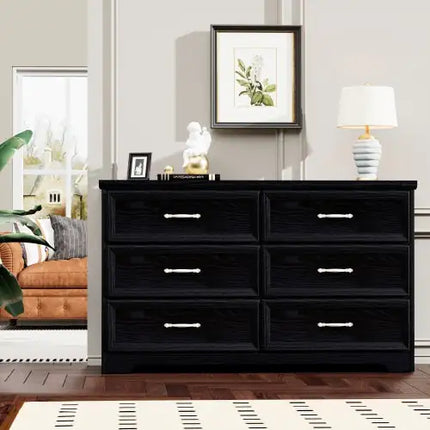 Modern 6-Drawer Dresser