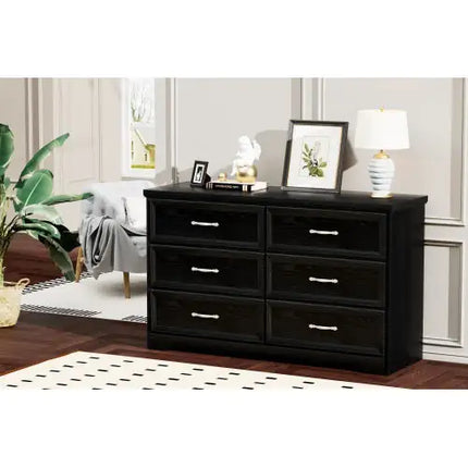 Modern 6-Drawer Dresser