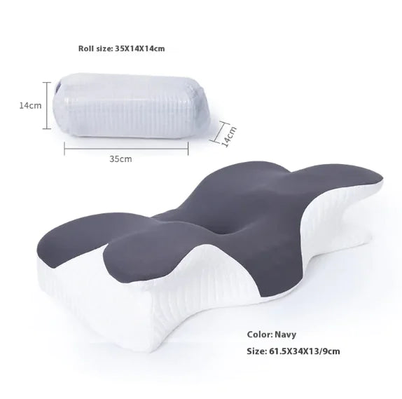 RelaxFlex™ Slow Rebound Memory Foam Neck Pillow