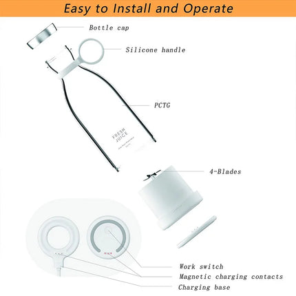 VONTALE Portable Electric Blender