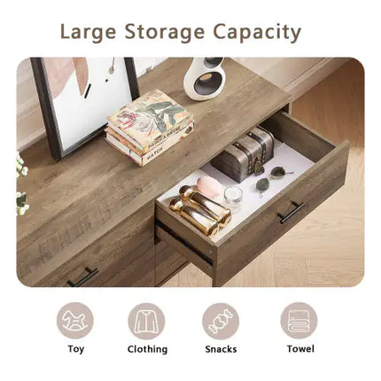 4-drawer TV Cabinet & TV Stand