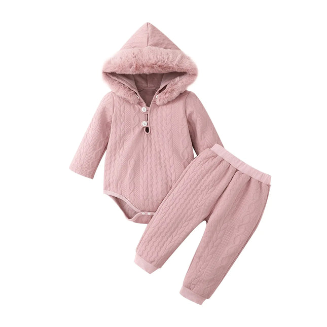 Baby 2-Piece Romper & Pants Set