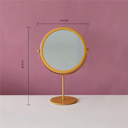 Round Metal Mirror