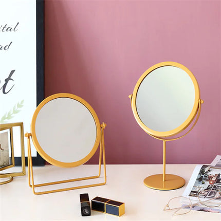 Round Metal Mirror