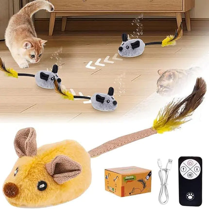 Interactive Moving Mouse Cat Toy