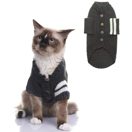Classic Knit Cat Cardigan