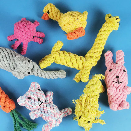 Durable Cotton Rope Dog Chew Toys