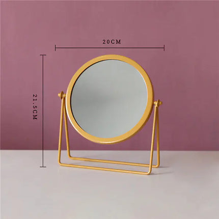 Round Metal Mirror