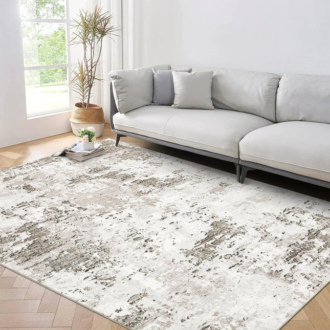 Soft Modern Abstract Area Rug