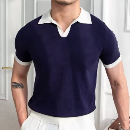 Summer Knit Polo Shirt