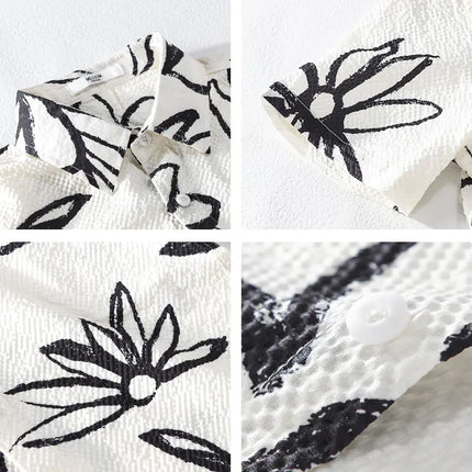 Men's Summer Printed Short Sleeve Shirt