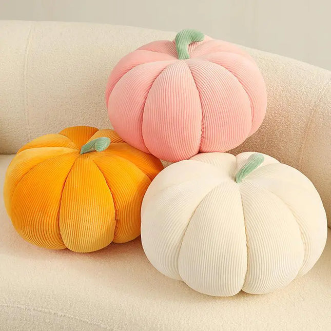 Pumpkin-Shaped Pillow Cushion