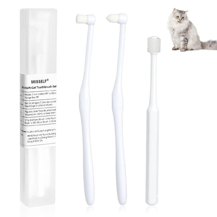 Cat & Small Dog Toothbrush Set