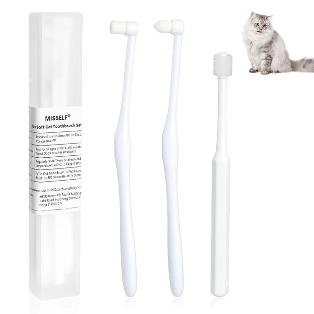 Cat & Small Dog Toothbrush Set