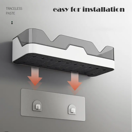 Bathroom Wall-Mounted Storage Rack