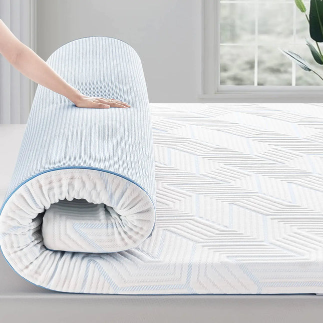 BedStory 4-Inch Gel Memory Foam Mattress Topper