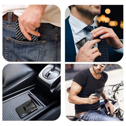Slim Carbon Fiber Wallet for Men