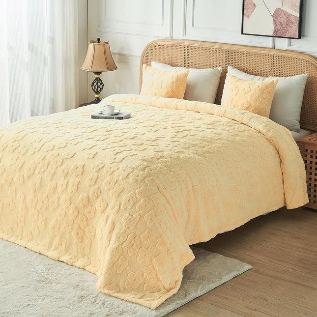 Super Soft Floral Fleece Blanket